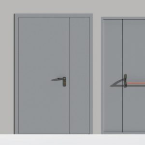 Противопожарная дверь 2000×1200 / серия FRM55150